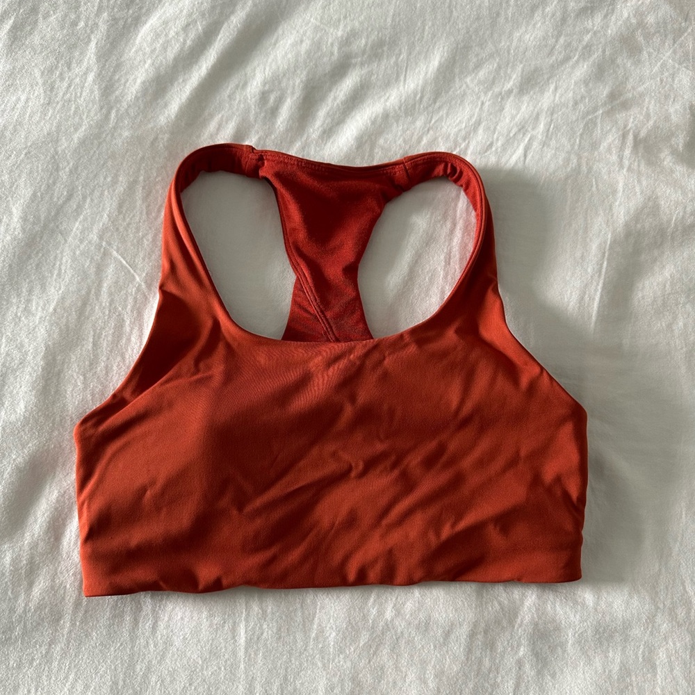 LULULEMON Invigorate High Support Bra *with Clasps in the color Aztec Brick